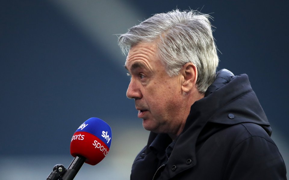 Мениджърът на Евертън Карло Анчелоти заяви, че отборът мечтае за