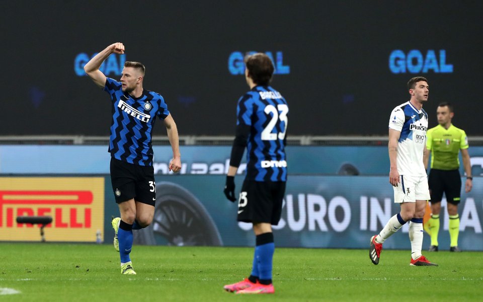 Интер постигна изключително ценен успех с 1:0 срещу Аталанта в