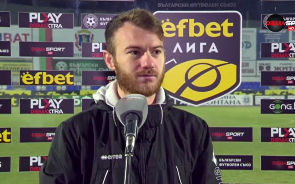 Играчът на мача Монтана - Ботев Враца Чавдар Ивайлов говори