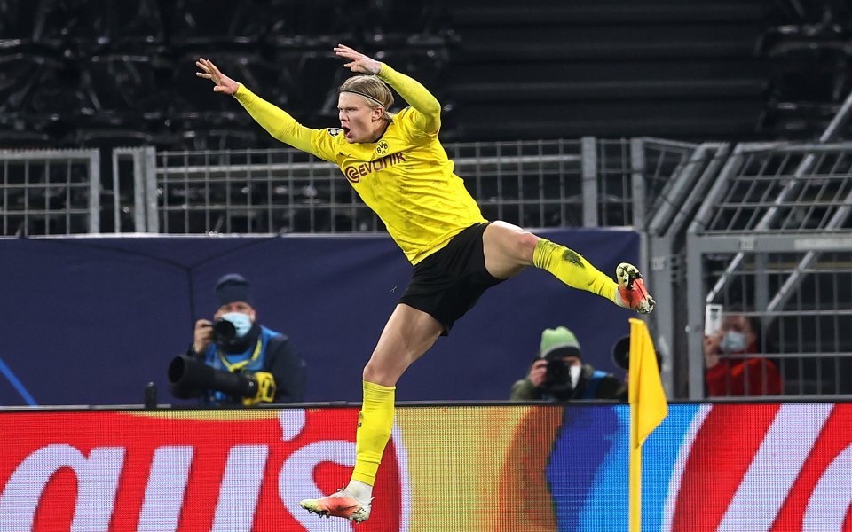 Нападателят на Борусия Дортмунд Ерлинг Холанд стана футболистът в Шампионската