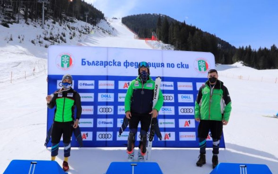 Камен и Юлия Златкови станаха шампиони на България в слалома