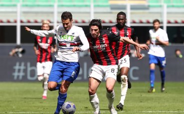 Резерва измъкна слаб Милан у дома срещу 10 от Сампдория