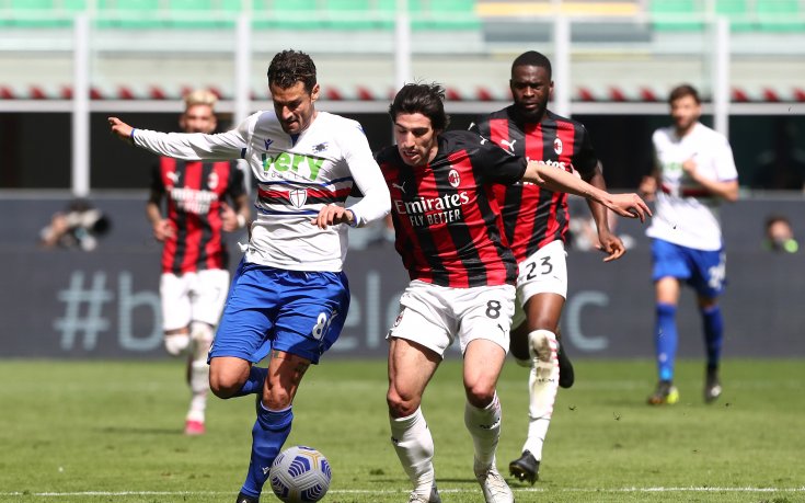 Резерва измъкна слаб Милан у дома срещу 10 от Сампдория
