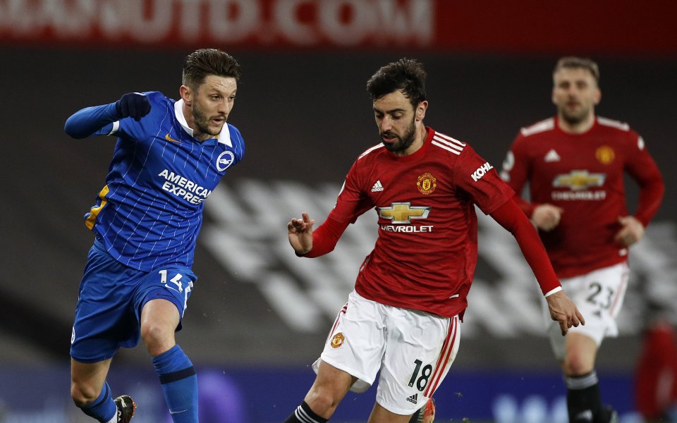 Отборите на Манчестър Юнайтед и Брайтън играят при