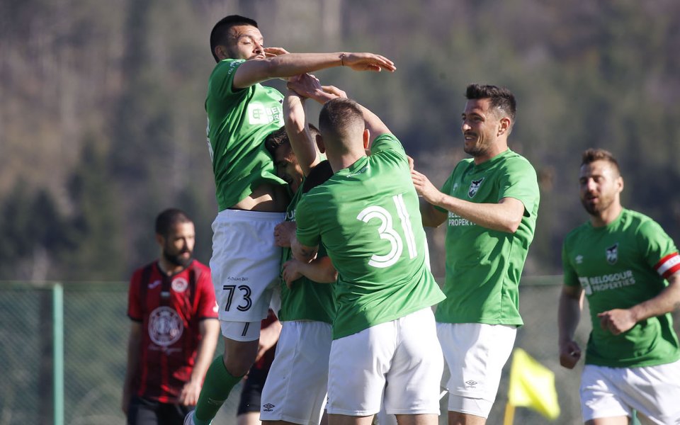 По случай спечелената промоция за efbet Лига, Пирин реши да