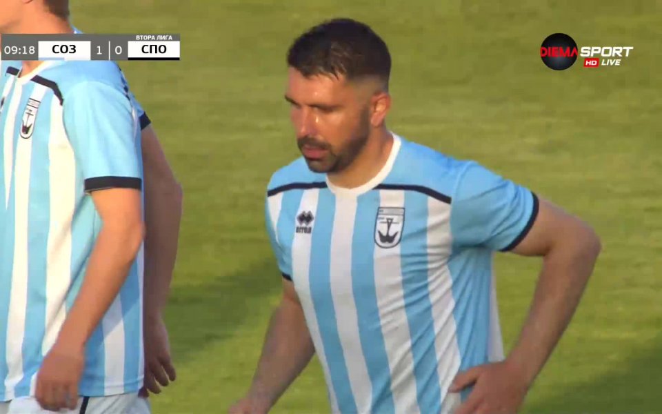 Диян Молдованов откри в 10-ата минута от дузпа срещу Спорист