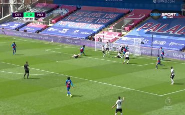 Кристъл Палас Манчестър Сити 0 0 първо полувреме