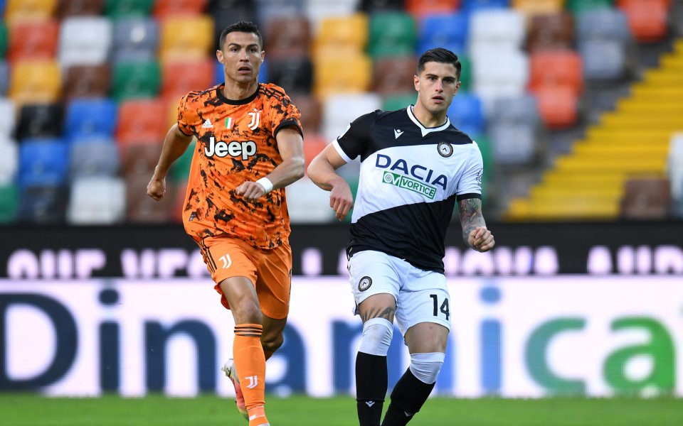 Удинезе и Ювентус играят при 1:1 в мач от 34-ия