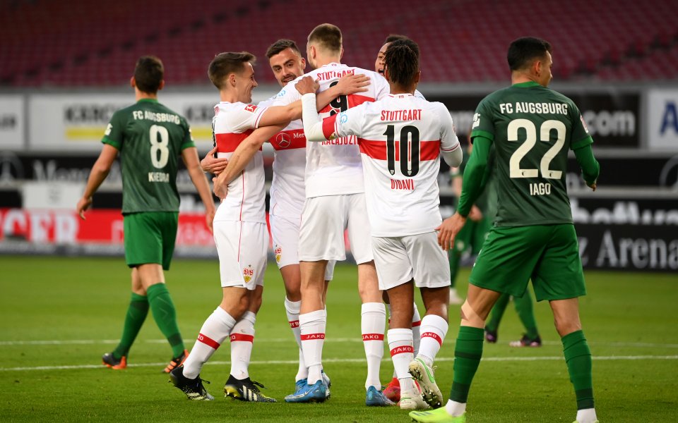 Отборът на Щутгарт спечели с 2:1 в домакинството си на