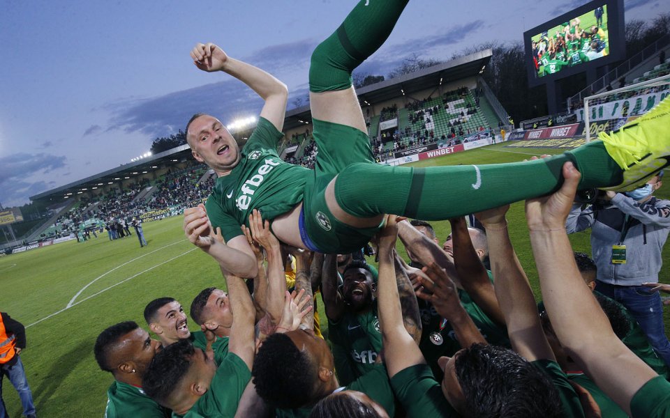 Легендата на Лудогорец - Козмин Моци, обяви след награждаването на