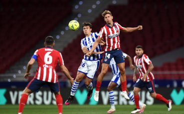 Атлетико Мадрид и Реал Сосиедад играят при резултат