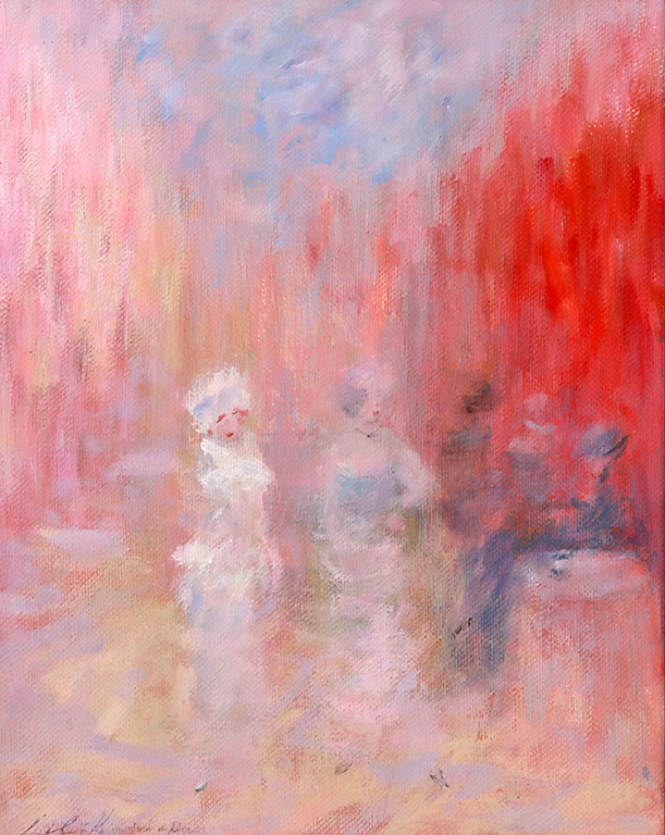 <p>Част от тях са потопени в монохромен интериор, пронизван на места от черно или червено бюстие, от черни или червени чорапи и червени коси, а други - в снежнобели бюстиета, се открояват на червен фон, трети са представени като модели, при които белотата на тялото и гарвановочерната коса изпъкват на експресивен синьо-карминен фон.</p>