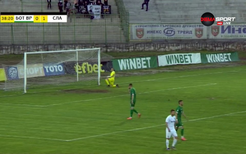 Ботев Враца и Славия не излъчиха победител, завършвайки при равенство