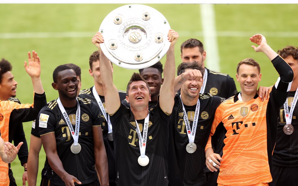 Новият-стар германски шампион Байерн Мюнхен постигна победа с 5:2 в
