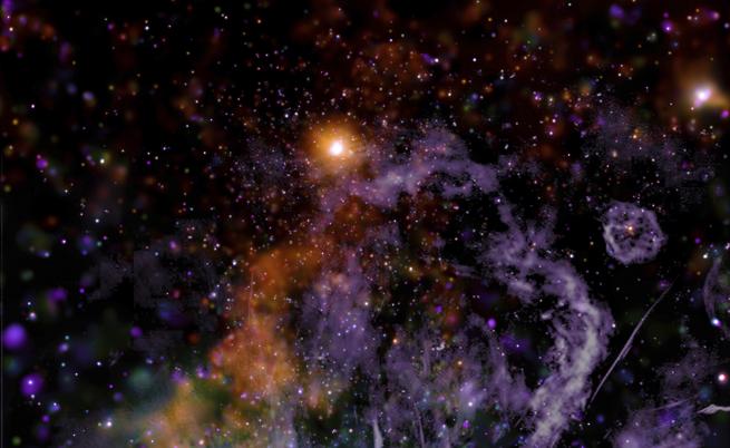 НАСА показа уникална снимка от сърцето на Млечния път