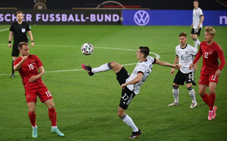 Германия - Дания 1:1, контрола, 03.06.2021 Г.