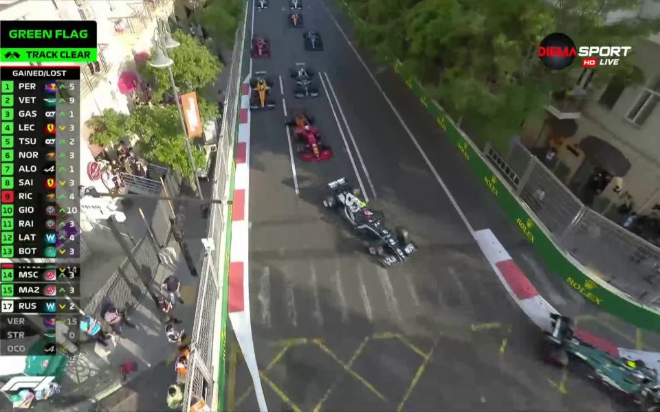 Зрелище в ГП на Азербайджан /репортаж/