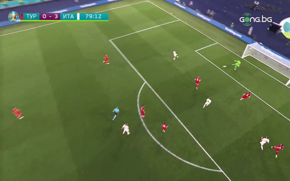 Голът на Инсинье срещу Турция