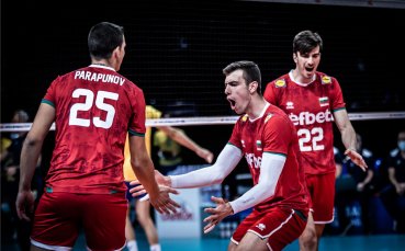 Националният отбор на България по волейбол излиза срещу този на