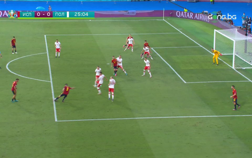 Испания - Полша 1:0 /първо полувреме/