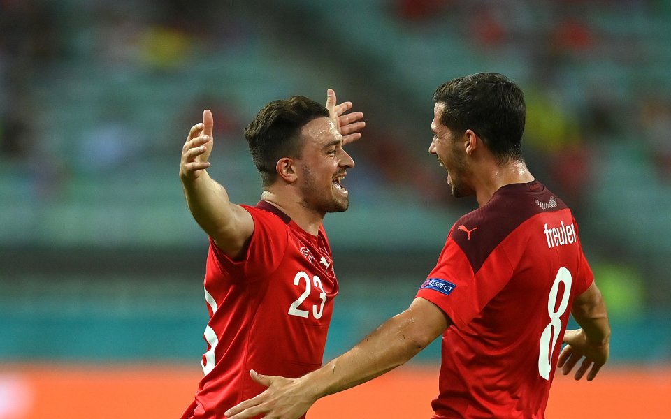 Швейцария победи с 3:1 Турция в мач от група "А"
