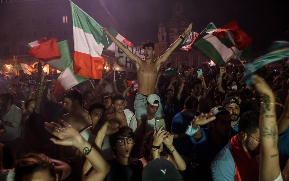 Без парад за Италия след триумфа на UEFA EURO 2020