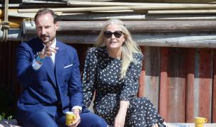 Принц Хаакон и съпругата му Мете-Марит