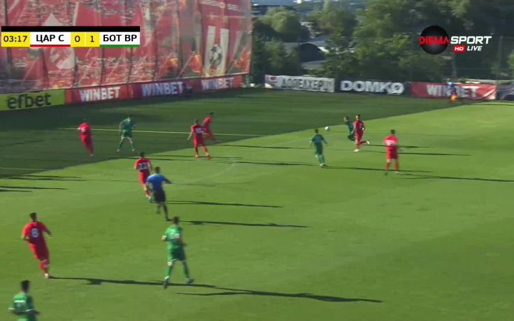 Царско село - Ботев Вр 1:1 /първо полувреме/