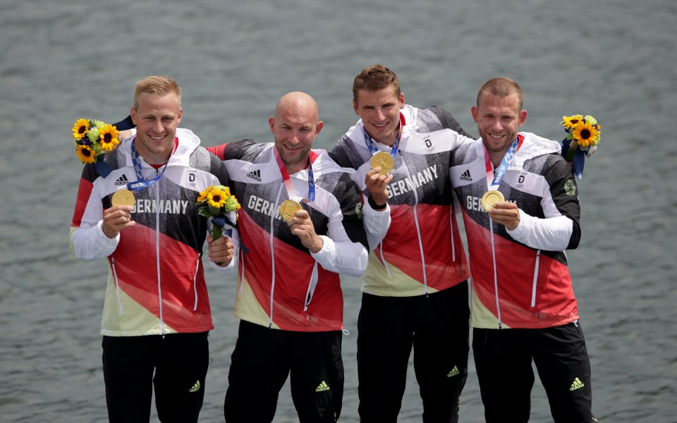 Германия е новият олимпийски шампион при четворките мъже на 500 метра каяк