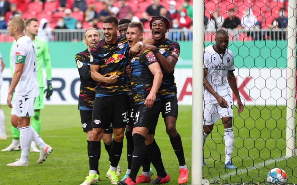 Отборът на РБ Лайпциг продължава към втория кръг на Купата