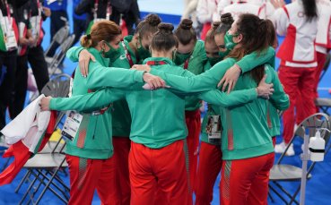Българският ансамбъл по художествена гимнастика се завърна в София Олимпийските
