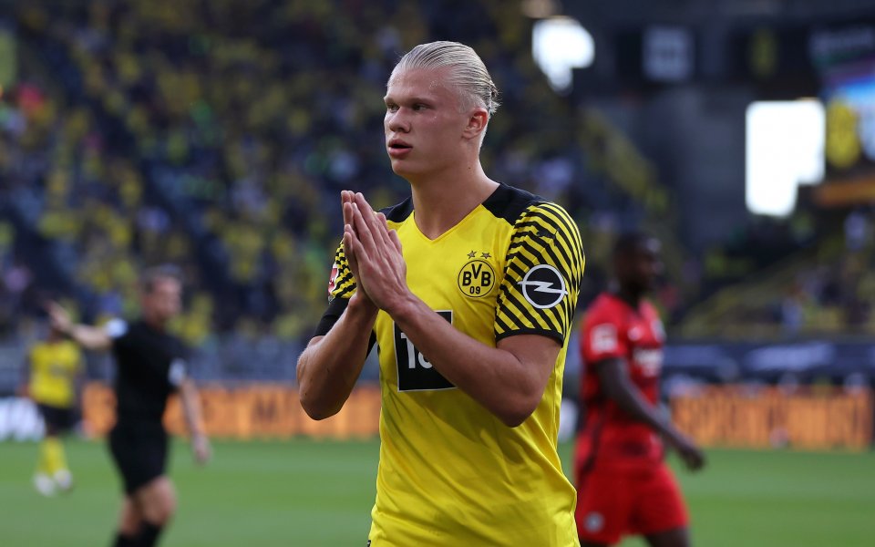 С 62 гола в 62 мача за Борусия (Дортмунд) Ерлинг