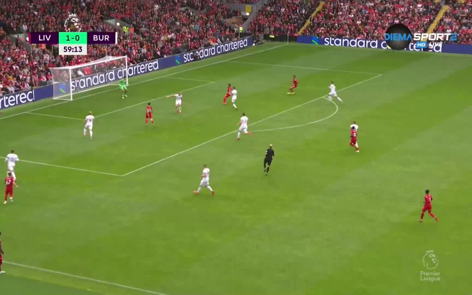 Ливърпул - Бърнли 2:0 /репортаж/