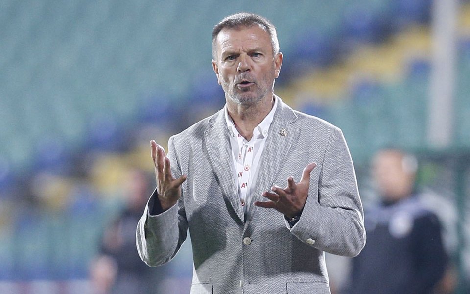 Наставникът на ЦСКА Стойчо Младенов бе повече от доволен след