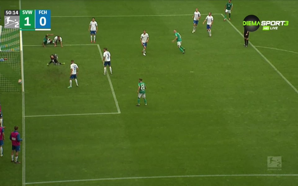 Вердер Бремен - Ханза Рощок 3:0 /репортаж/