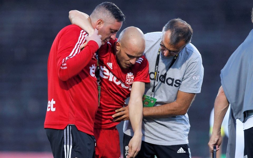 Левият бранител на ЦСКА 1948 Ангел Лясков ще отсъства от