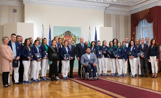Румен Радев: Българските медалисти накараха целия свят да слуша „Мила Родино“