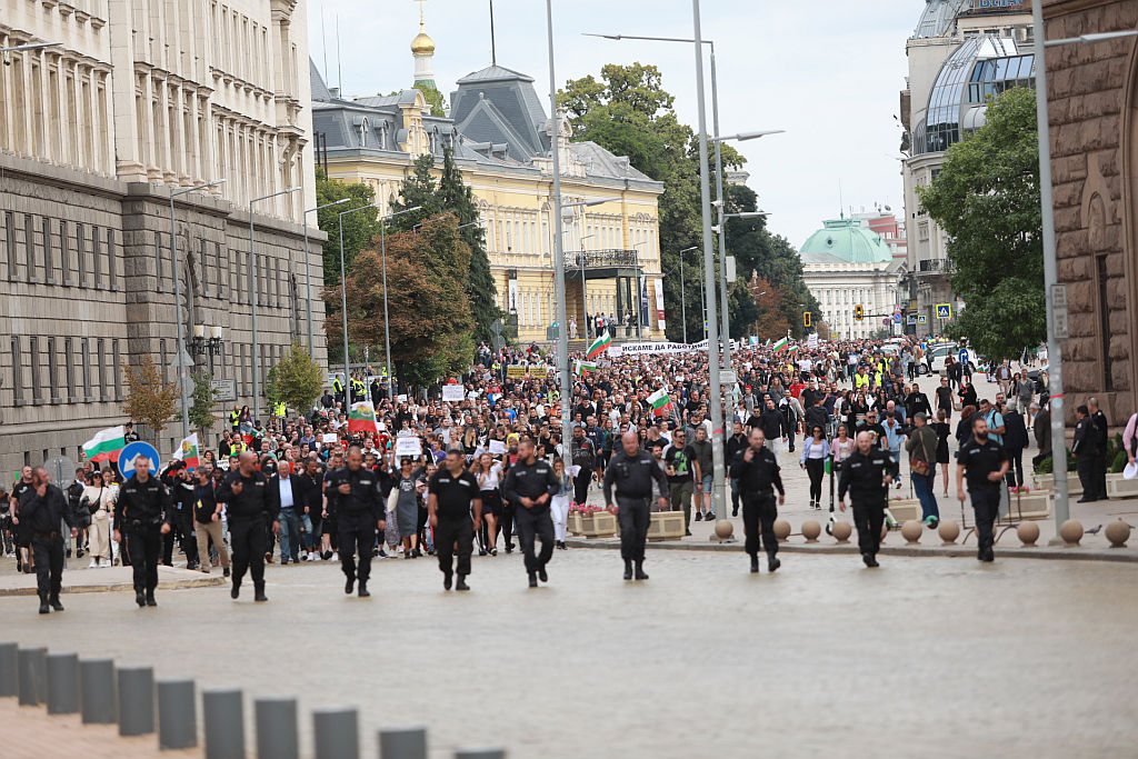 Национален протест срещу COVID мерките и блокада в центъра на София