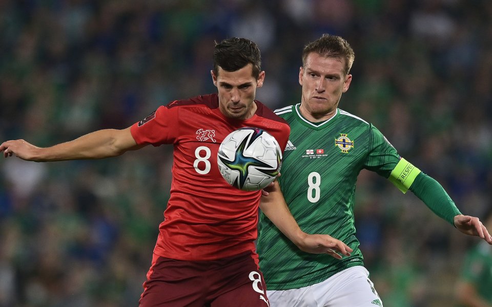 Северна Ирландия и Швейцария завършиха 0:0 в мач от група