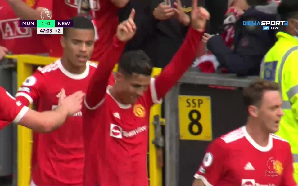 Роналдо наказа Нюкасъл в повторния си дебют