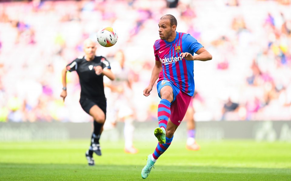 Нападателят на Барселона Мартин Брайтуайт може да бъде извън терена