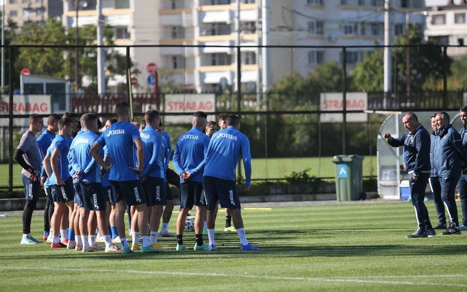 Левски проведе поредната си открита тренировка преди двубоя с ЦСКА.