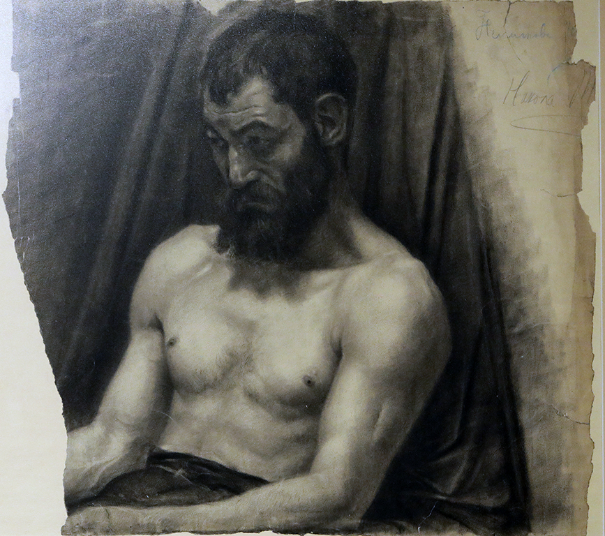 <p>Никола Тонев (1877-?) Етюд - голо тяло 1898 г.</p>