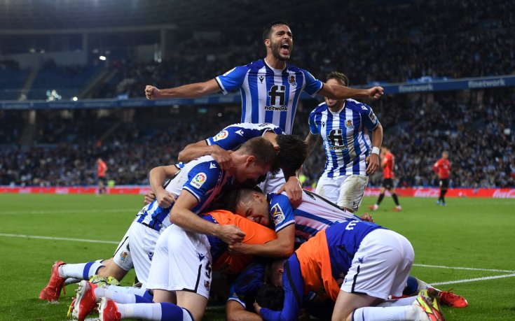 Гол в последната минута качи Реал Сосиедад на върха в Ла Лига