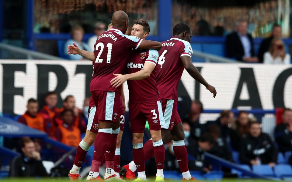 Уест Хям спечели с 1:0 в гостуването си срещу Евертън