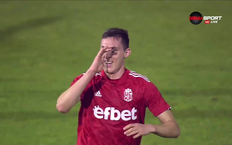 Симеон Петров вкара за 2:2 на ЦСКА 1948 - Арда.