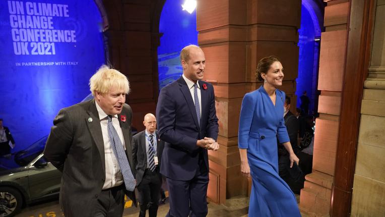  Кейт Мидълтън и принц Уилям на банкет в Глазгоу 