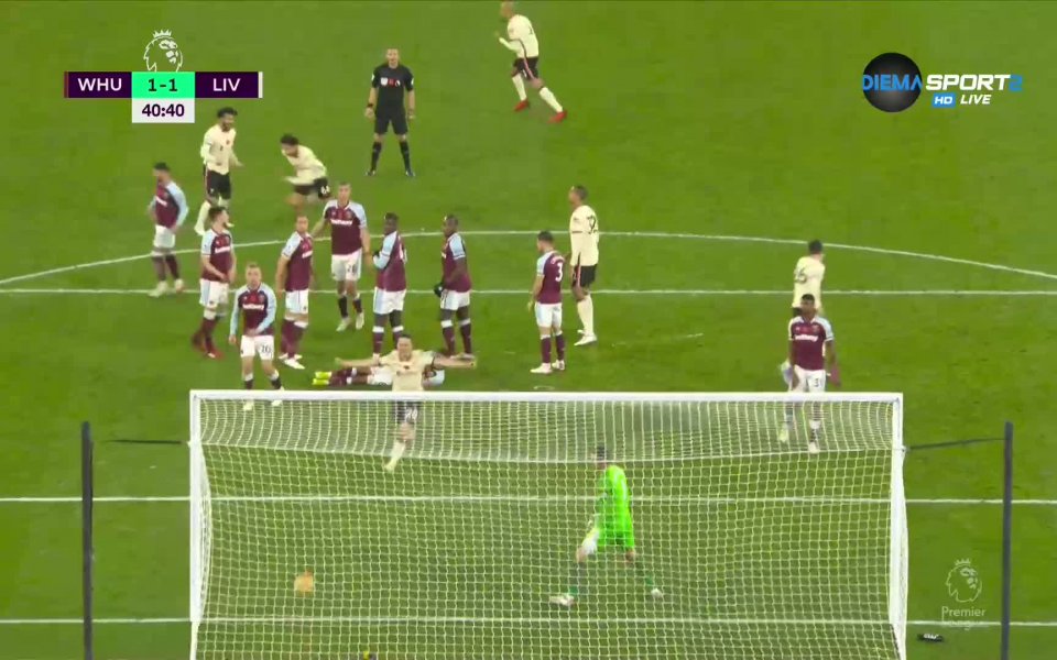 Ливърпул вдигна оборотите и успя да изравни в 41-ата минута.