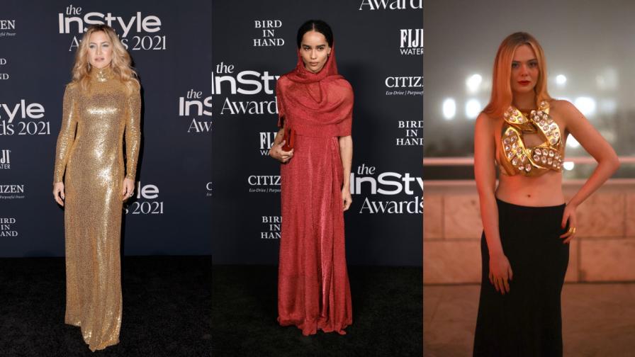 Кейт Хъдсън, Зоуи Кравиц и Ел Фанинг на наградите InStyle 2021