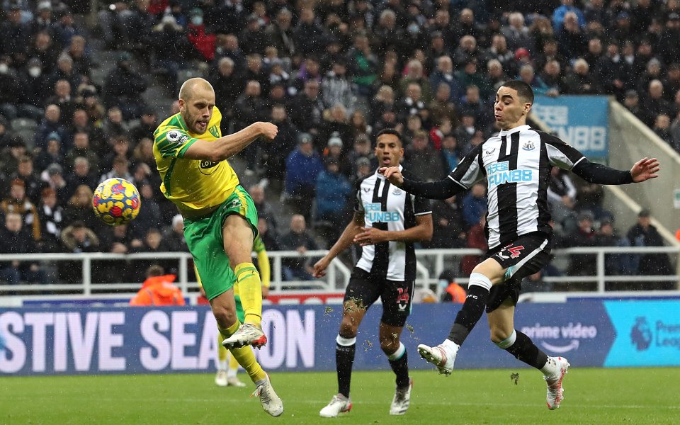 Нюкасъл - Норич 1:1 / Висша лига, 14-и кръг